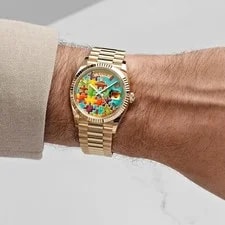 Rolex Day-Date 36 128238 'Emoji Puzzle' Yellow Gold 3