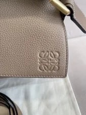 Authentic Loewe Light Grained Medium Puzzle Top Handle 3