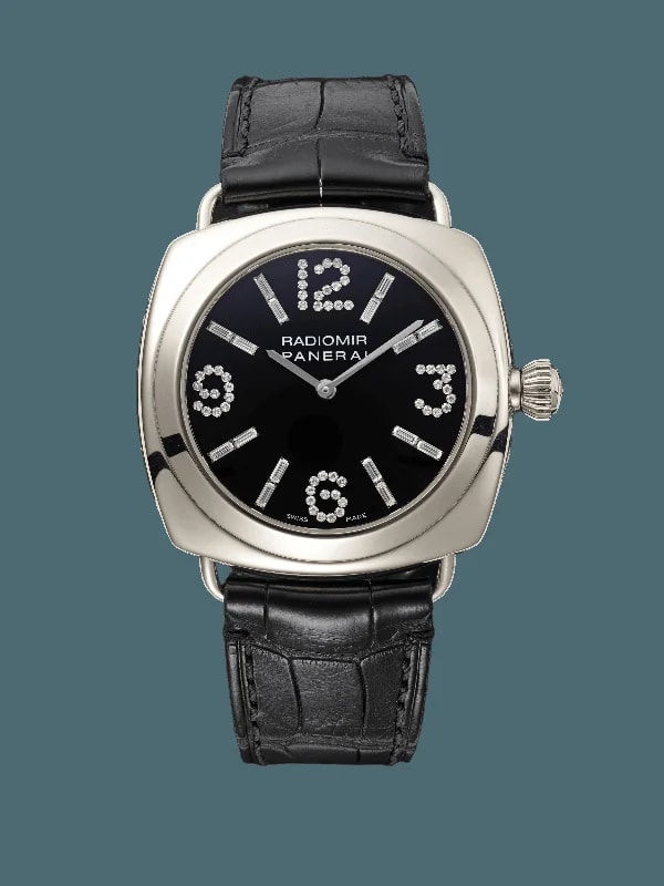 Worldofluxuryus — Panerai Radiomir 18K White Gold & Diamonds — Watch — resale