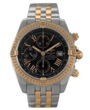 Breitling Chronomat Evolution C13356 18k Gold Steel Chronograph 44MM Automatic 4