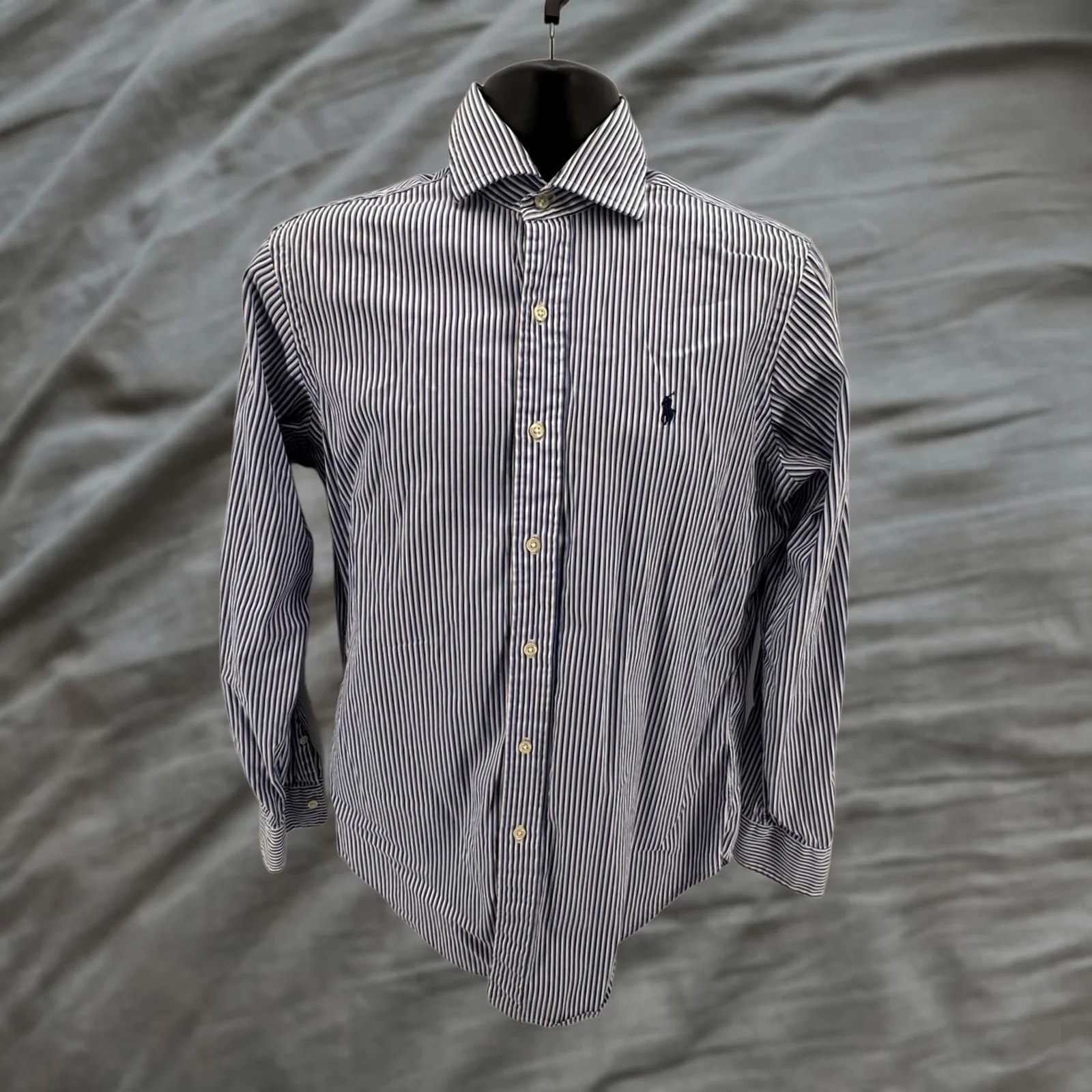 Polo Ralph Lauren — Polo Ralph Lauren Small S Striped Shirt Classic Fit L/S — streetwear — resale