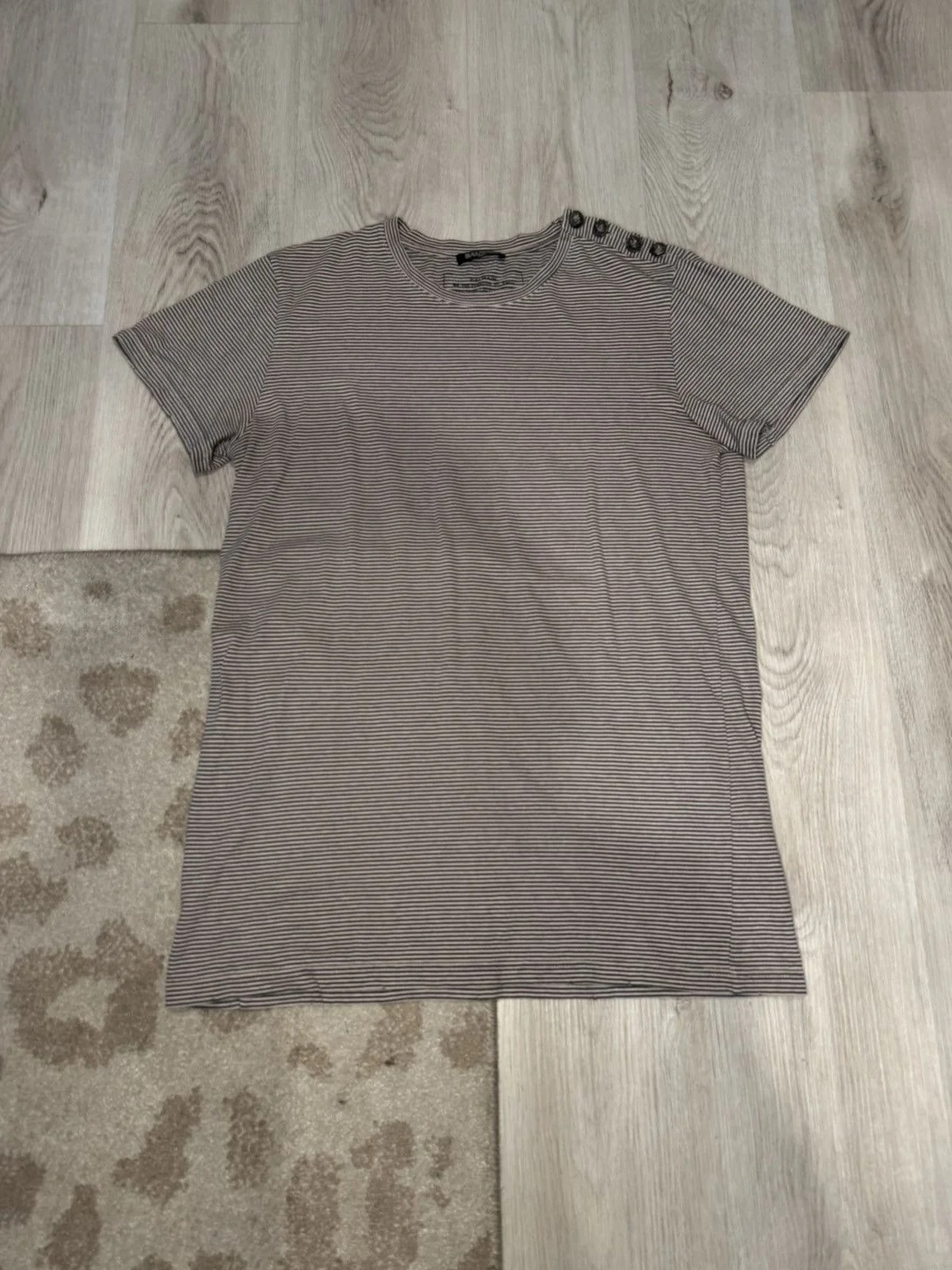 F/w 2014 Striped Button Tee — streetwear — resale