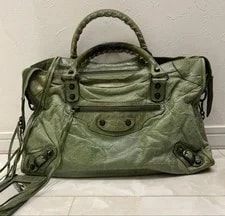 Balenciaga — Balenciaga the City 2way 115748 With Dust & Strap — Handbag — resale