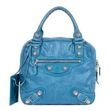 Balenciaga — Balenciaga Giant Street Bowler 21 Distressed — Handbag — resale