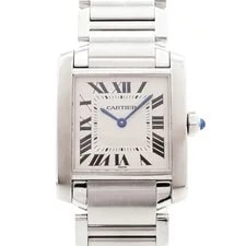 Cartier — Cartier Tank Française MM W51003Q3 Ivory Dial ( & ) GZl1kteq — Watch — resale