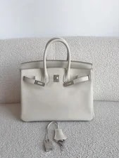 Hermès — Hermes Birkin25 8L Beton Palladium Y Stamp — Handbag — resale