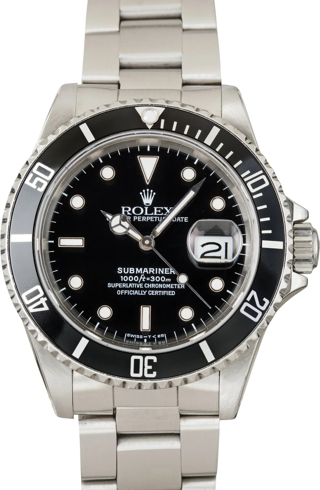 Rolex Submariner Black Dial Ref 16610 2