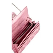 Fendi Baguette WOC Metallic Crossbody New 3