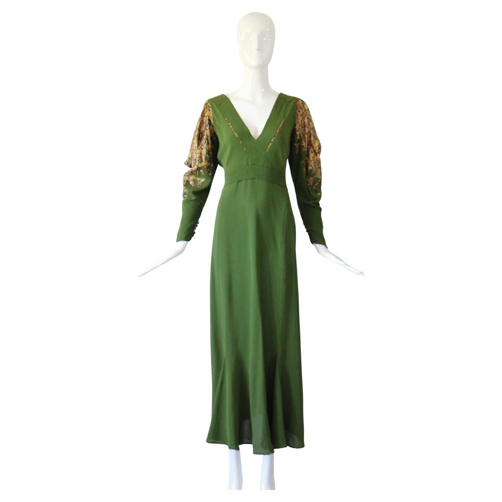 1930s Lame Evening Gown, Lame, UK 12-14 / US 8-10 — Clothing — resale