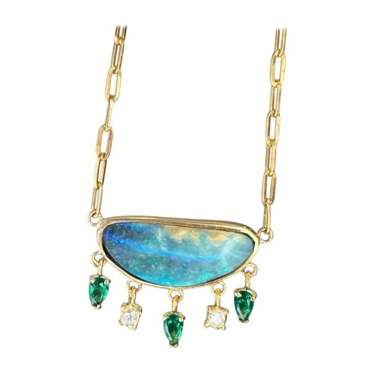 Jen Proudman Jewelry — Australian With Columbian Emeralds & Diamonds — Jewelry — resale