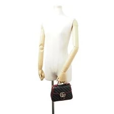 Gucci GG Marmont Mini Top Handle 583571 #TZB1493 4