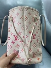 Auth Louis Vuitton Neverfull Embossed Tone 2