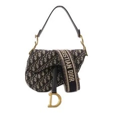 Dior — Christian Dior CD GHW Saddle Medium 2 Way Obriqur — Handbag — resale