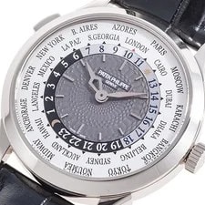 Patek Philippe World Time 5230G-014 White Gold 38.5mm Automatic 2019 #KMW152 2