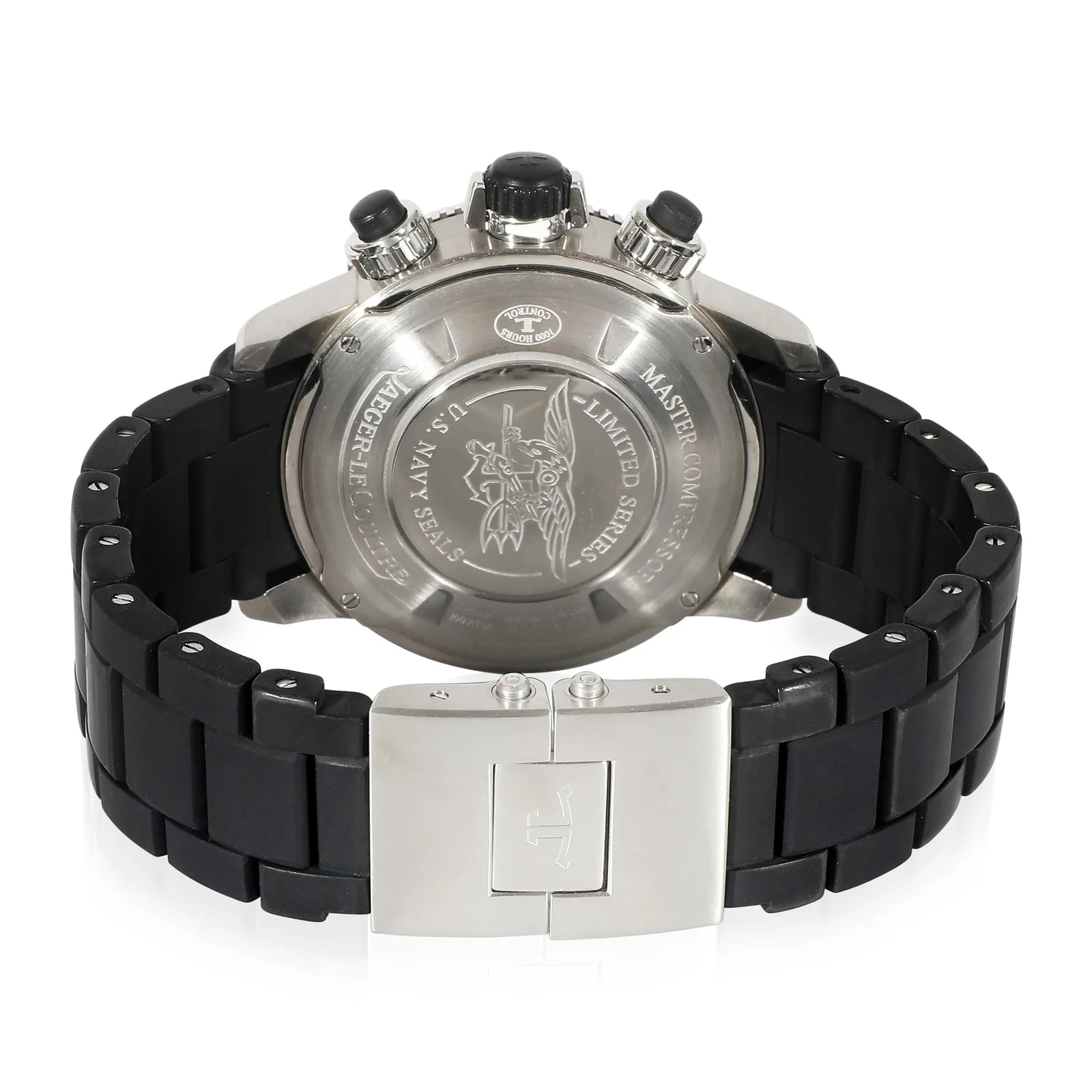 Jaeger-Lecoultre Master Compressor Navy Seal Q178t677 159.t.c7 in Black Titanium Wrist 2