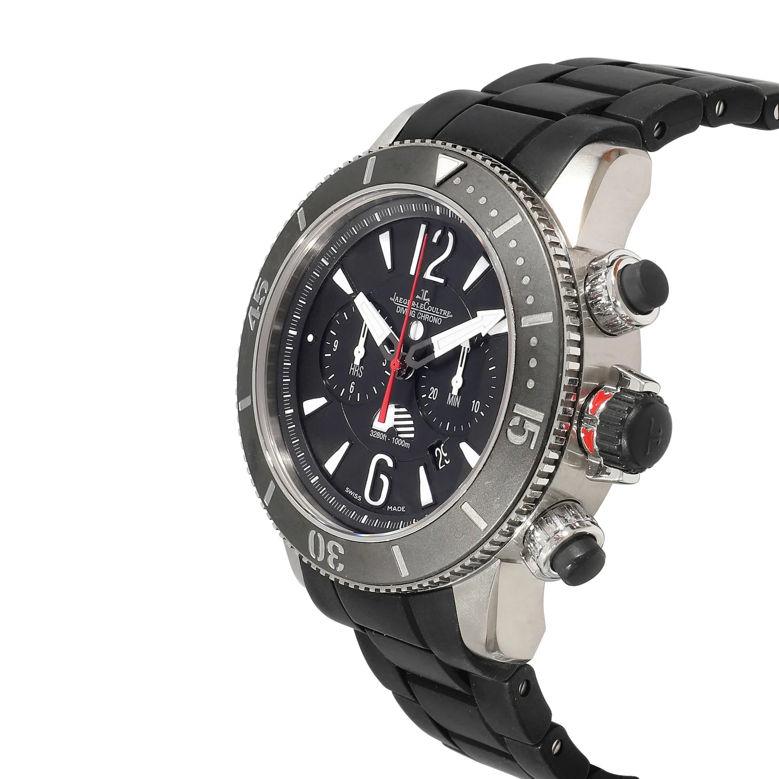 Jaeger-Lecoultre Master Compressor Navy Seal Q178t677 159.t.c7 in Black Titanium Wrist 3
