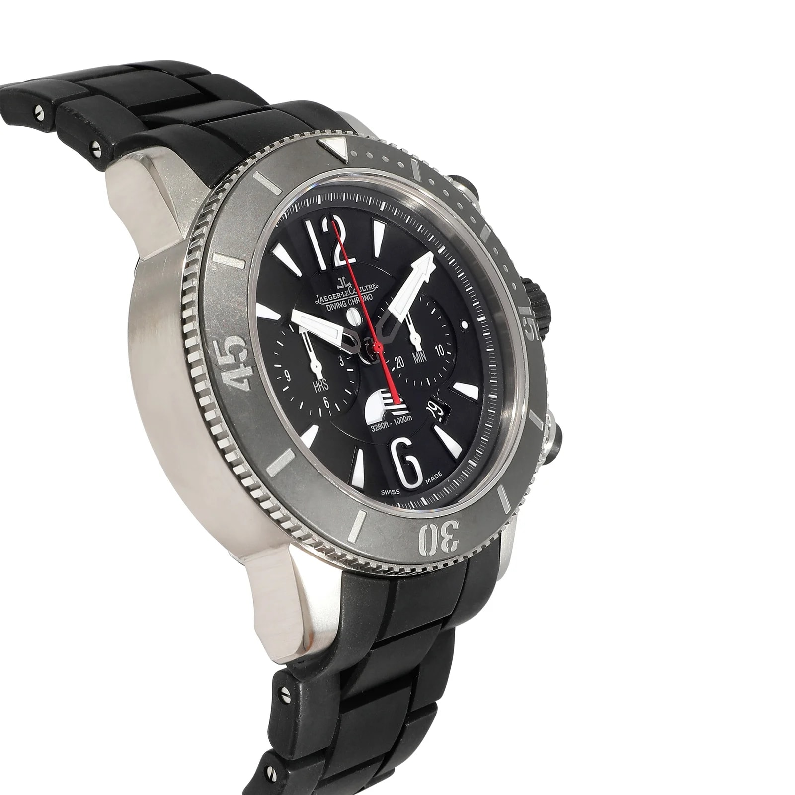 Jaeger-Lecoultre Master Compressor Navy Seal Q178t677 159.t.c7 in Black Titanium Wrist 4