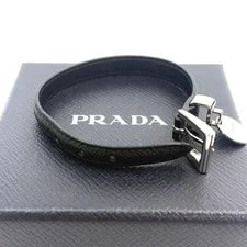 Prada Bracelet Metal Logo From Japan 3