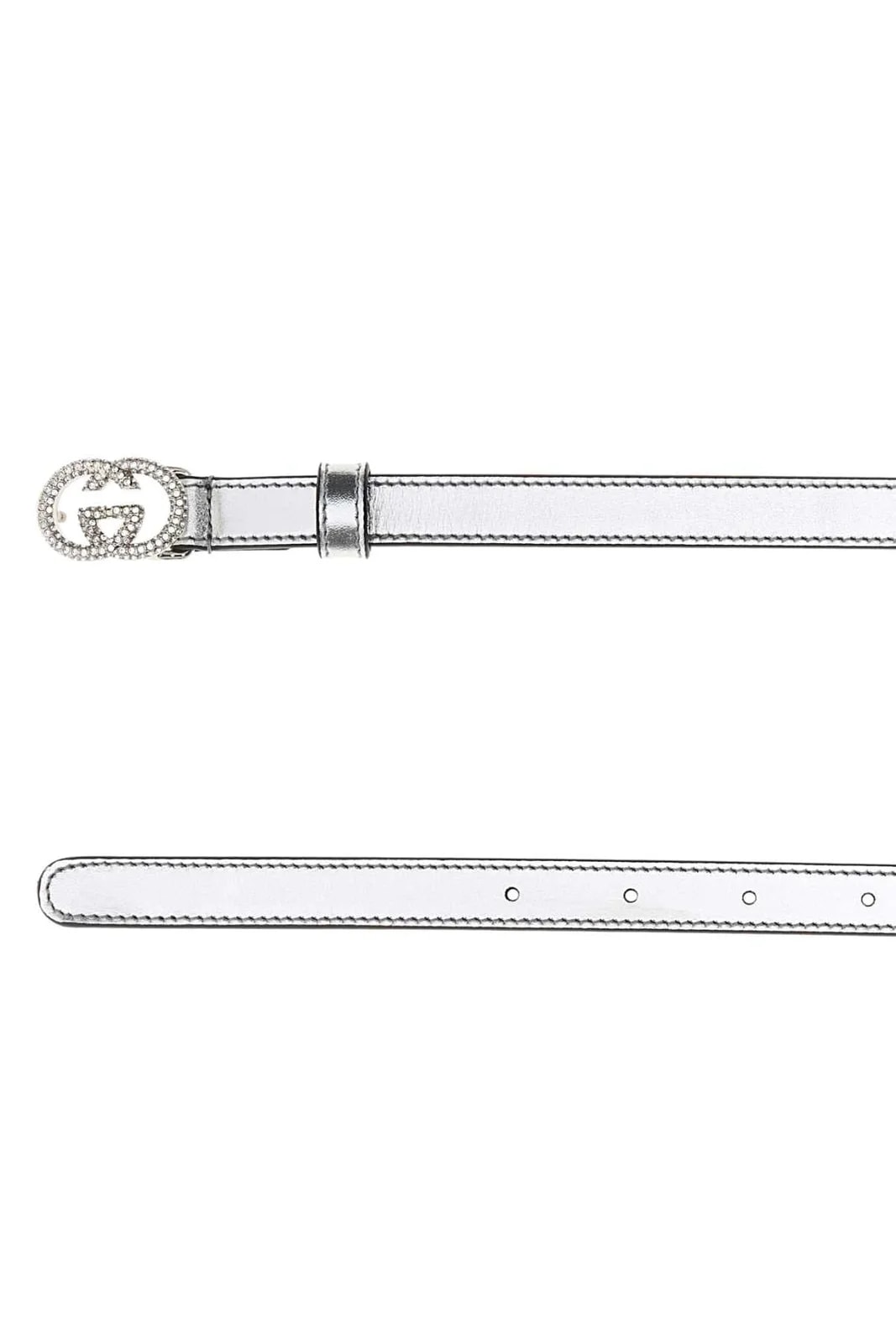 Gucci -Embellished Buckle Belt — Calf Skin 2