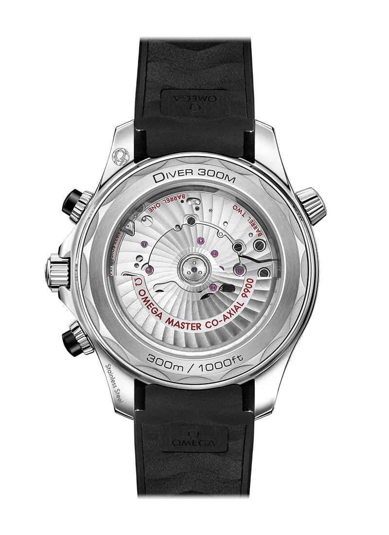 Omega Seamaster Diver Chronograph Stainless Steel & Black Ceramic 3