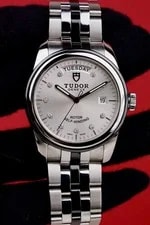 Tudor Glamour 39mm Ceramic Center Link Bracelet, Clean! 4