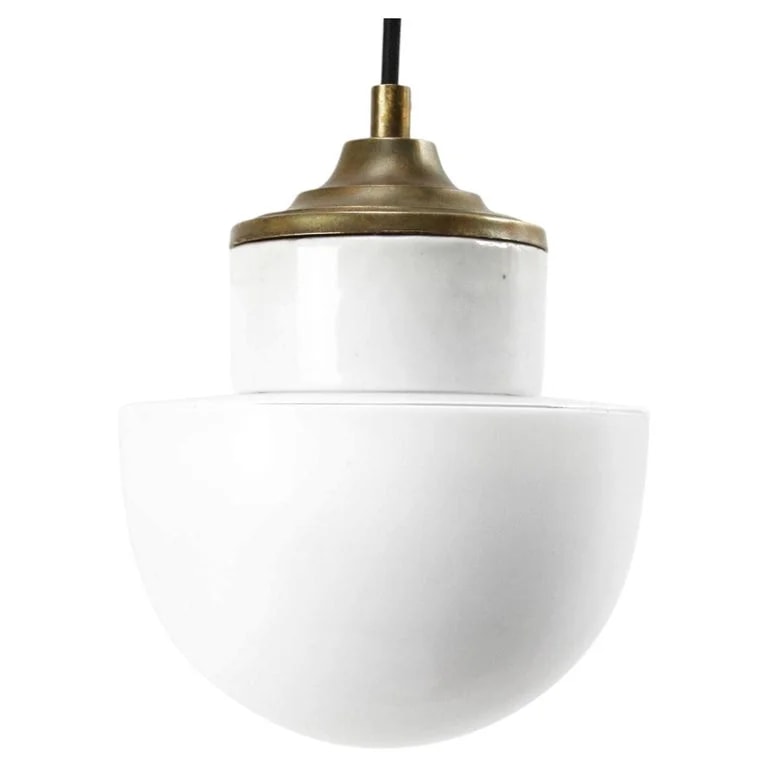 360volt — Porcelain Opaline Industrial Pendant Lights — Furniture — resale