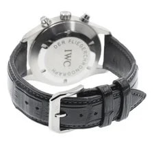 IWC Pilot's Freegee IW370603 39mm SS Black Dial Automatic #C12802 2