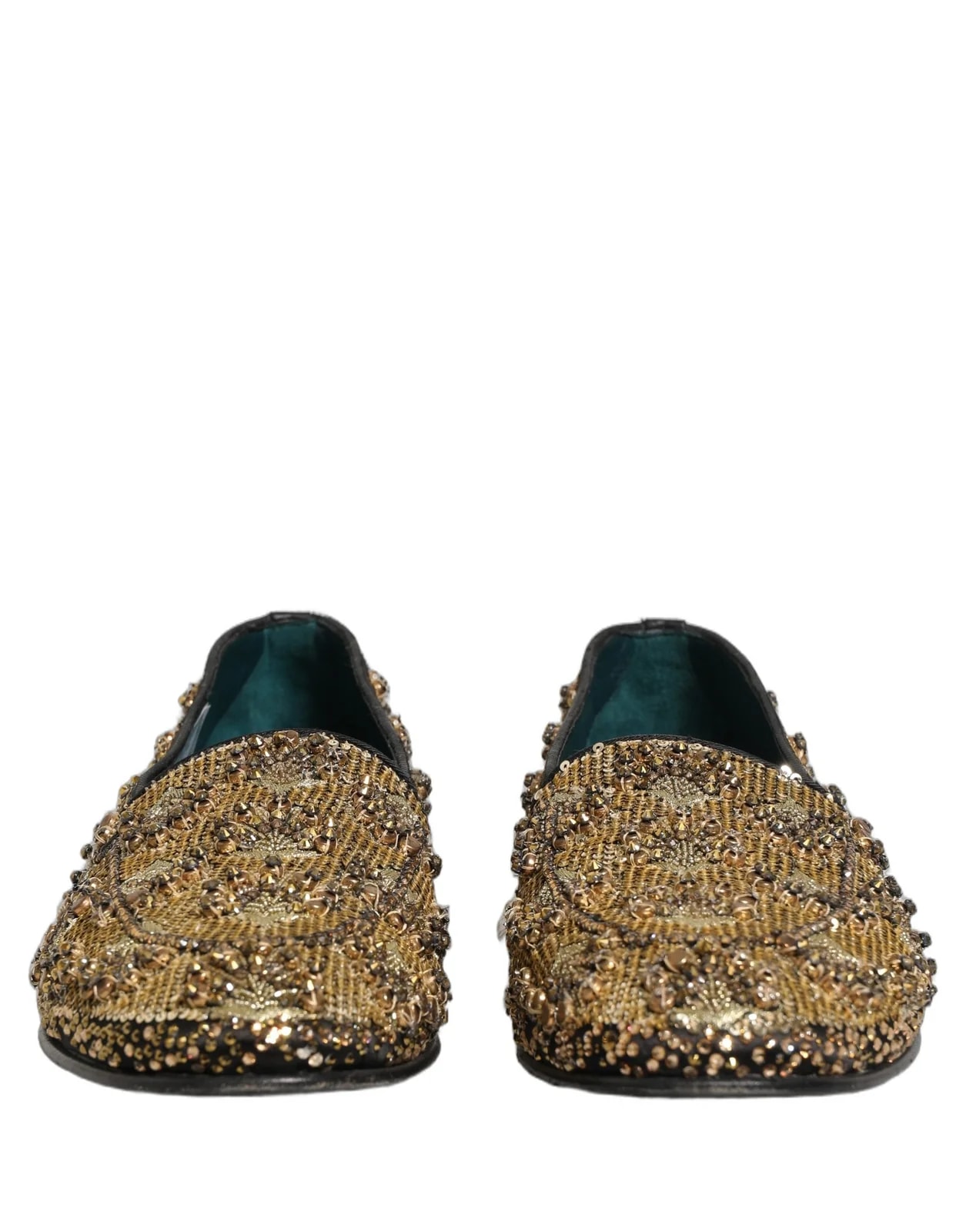 Dolce & Gabbana Sequin Embellished Dress Loafers Shoes 2