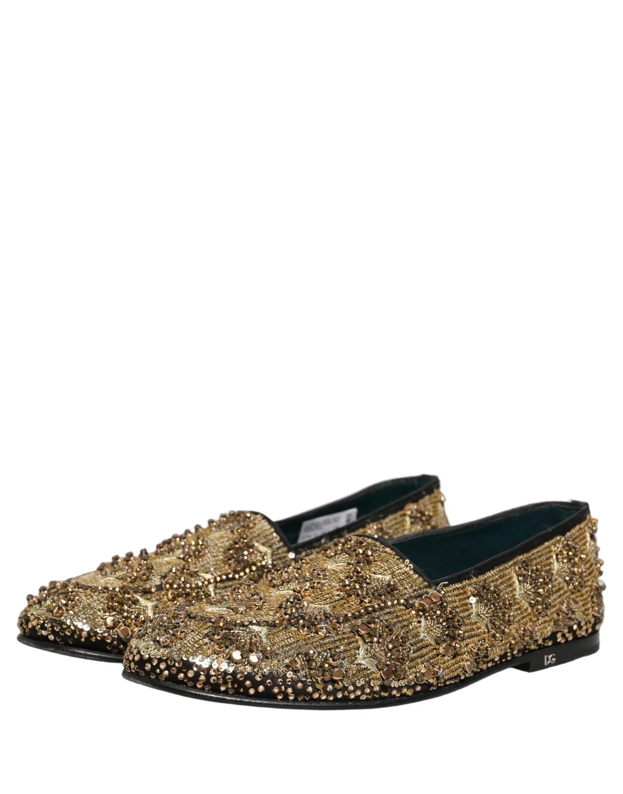 Dolce & Gabbana Sequin Embellished Dress Loafers Shoes 4