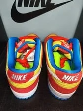 Nike SB Dunk LOW PRO - Habanero/Bart Simpson "UK8, US9, EUR 42.5 - BQ6817602 4
