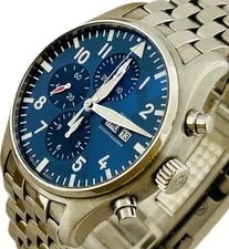 IWC Pilot Chronograph IW377717 Blue Automatic Excellent A6051 4