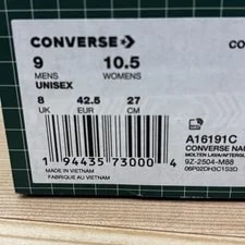 Converse X Golf le Fleur Naut-1 Low Ox Stripe ’s Sz 9 Tyler the Creator 2