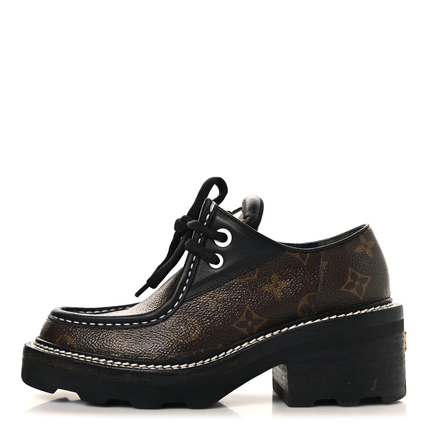 Louis Vuitton — Beaubourg Platform Derby 36 — Designer Shoe — resale