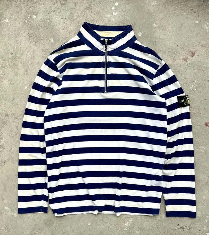 Supreme — ❌Sold❌ Island X Supreme Striped Quarter ZIP — streetwear — resale