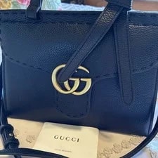 Gucci GG Marmont TOP Handle 2 WAY Crossbody * * 442662 * Great! 4