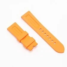 Good Condition Panerai Genuine Belt Orange Color 23mm for KTR 2