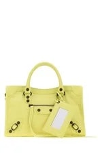 Balenciaga — Balenciaga le City Small $2590 Lemonade Top Handle New & — Handbag — resale