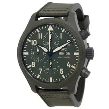 IWC Pilot Top Gun Woodland Chronograph Automatic Green Dial IW389106 4