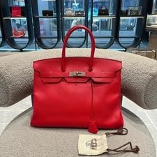 Hermès — Hermes Birkin 35 Casaque Palladium HW Square Q Auth — Handbag — resale