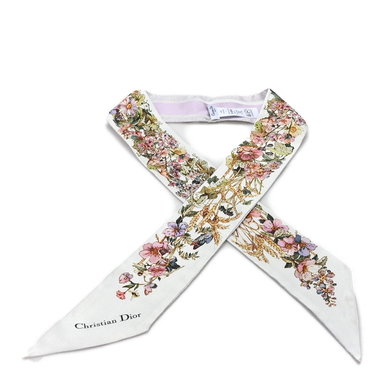 Dior — Floral Mitzah Scarf Light — Accessory — resale
