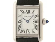 Cartier — Cartier Tank Must SM WSTA0042 Stainless Steel / Leather 22mm White Dial #DW2003 — Watch — resale