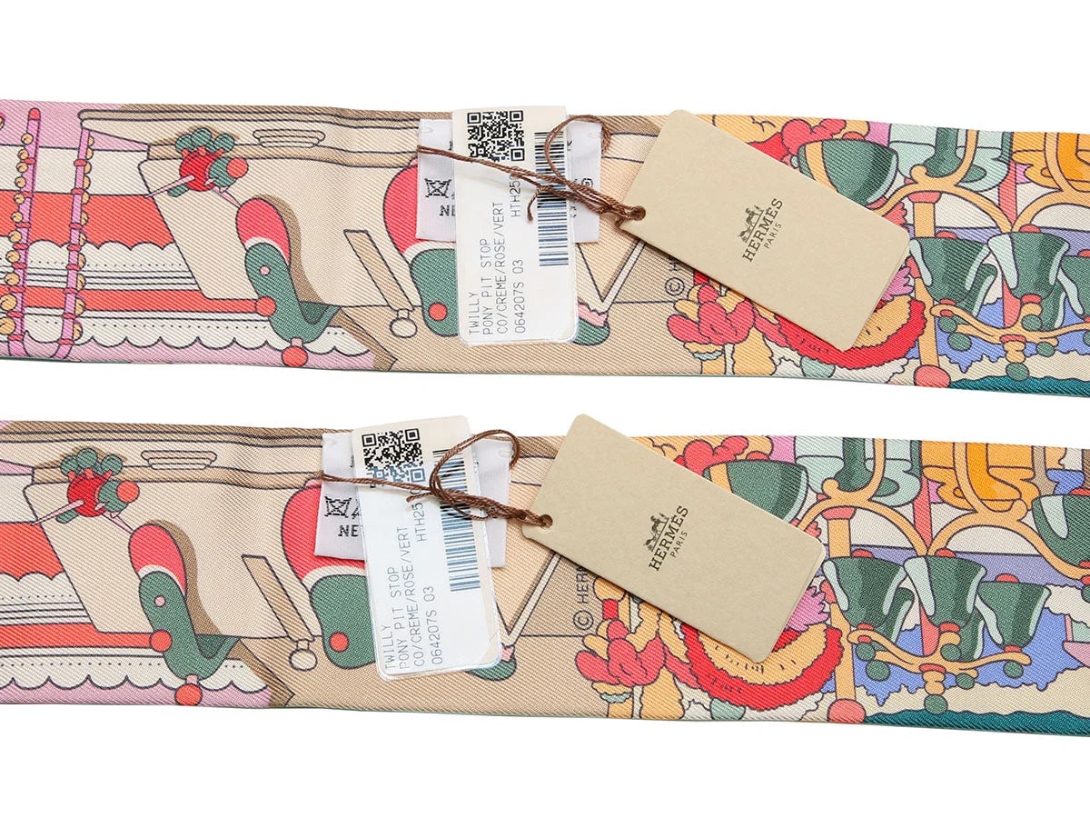 Hermès Pony Pit Stop Twilly Pair 3