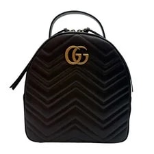 Gucci — Gucci Marmont Matelassé Top Handle Backpack 476671 160079618 [P] — Handbag — resale