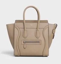Celine — Celine Luggage Shopper Dune With Logo — Handbag — resale