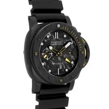 Panerai Luminor Submersible GMT Carbotech Navy Seals PAM01324 Black Dial 3