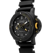 Panerai Luminor Submersible GMT Carbotech Navy Seals PAM01324 Black Dial 4