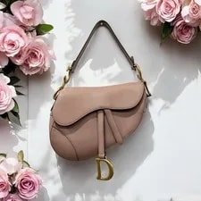 Dior — Chrisitan Dior Grained Saddle Retail $4400 — Handbag — resale