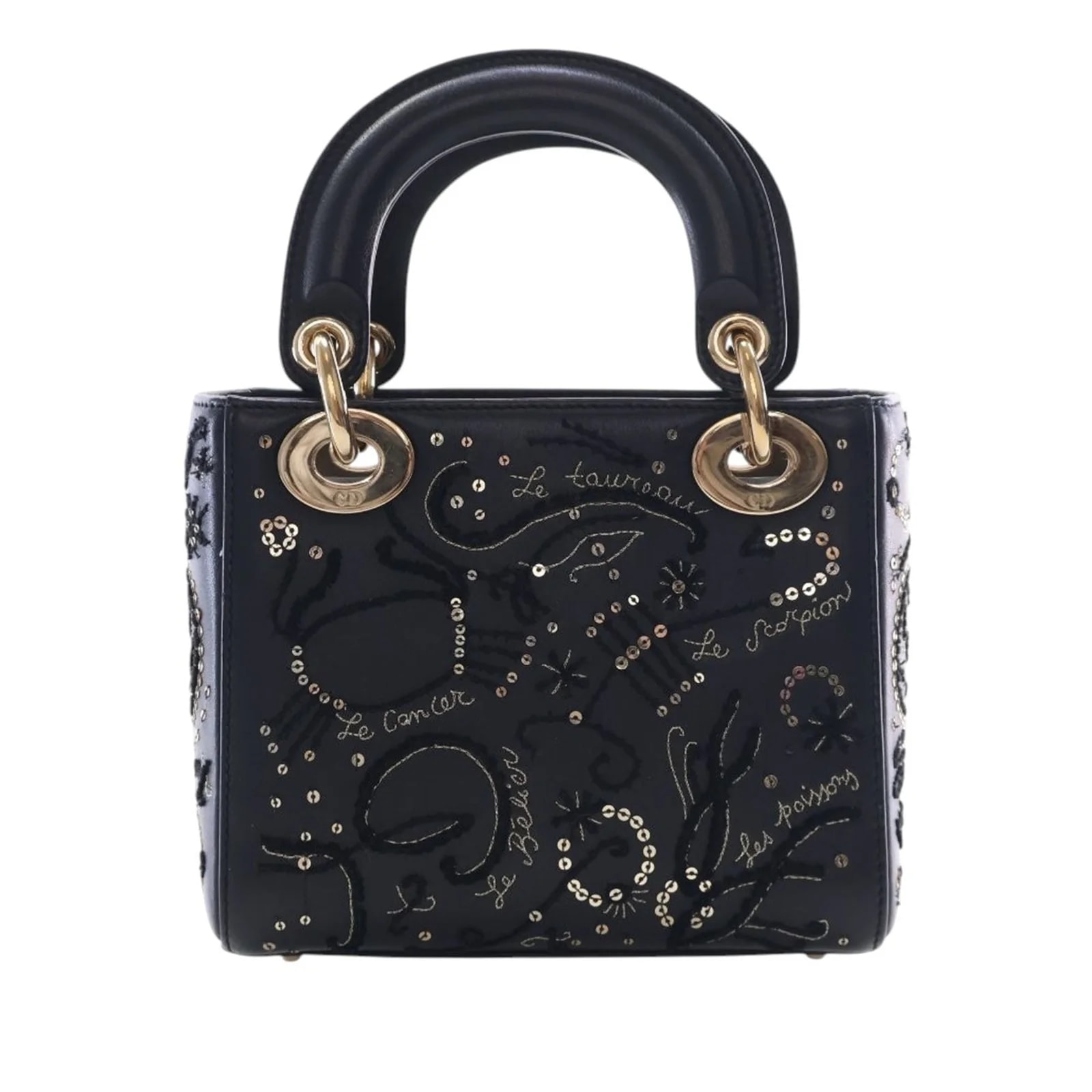 Mini Embroidered Sequin Astrology Lady Dior 2