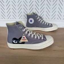 🖤Comme des Garçons Play Hearts Converse Chuck 70 Hi Shoes 8.5 171847C 2