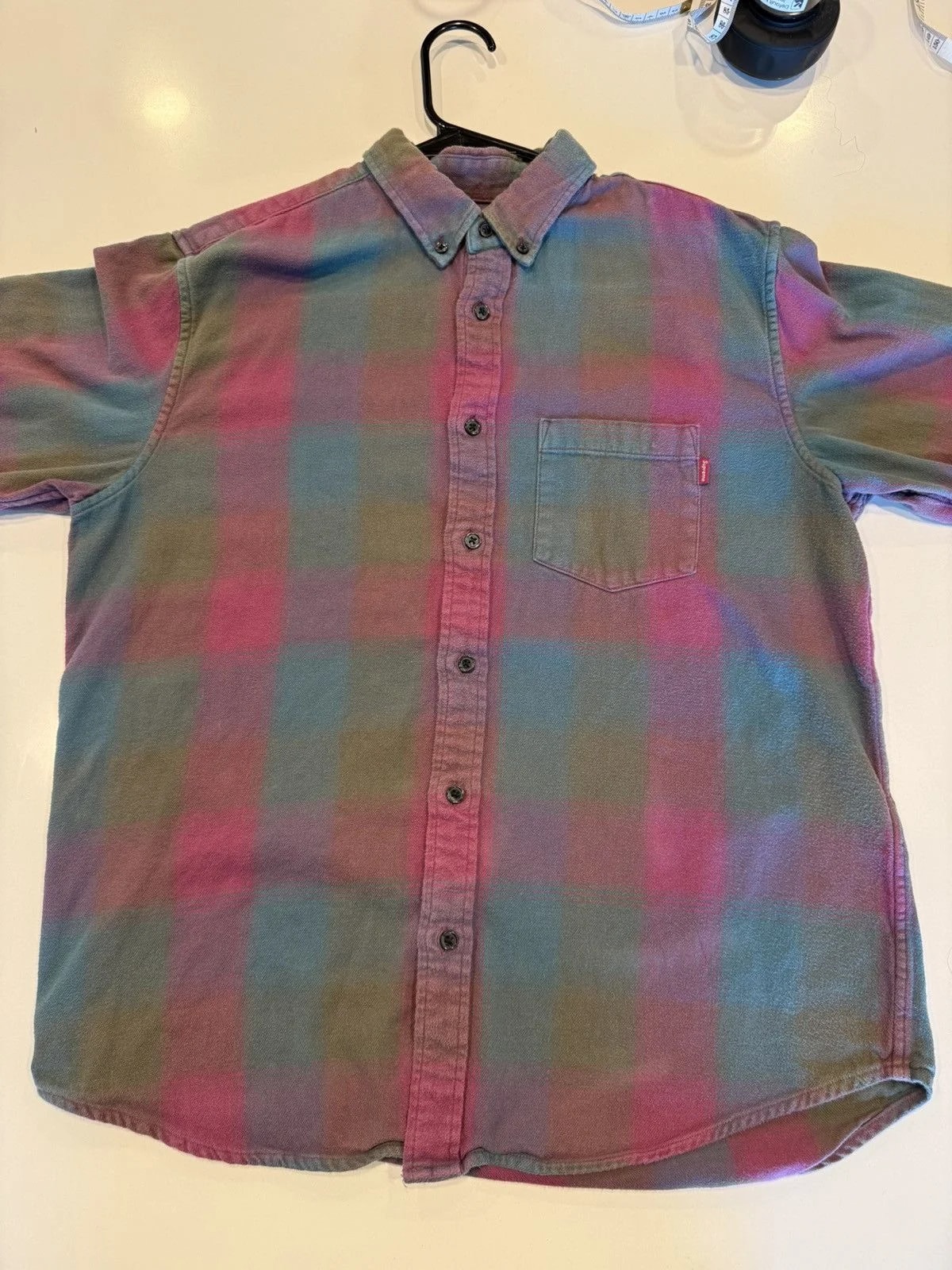 Supreme — Supreme Plaid Long Sleeve Flannel — streetwear — resale